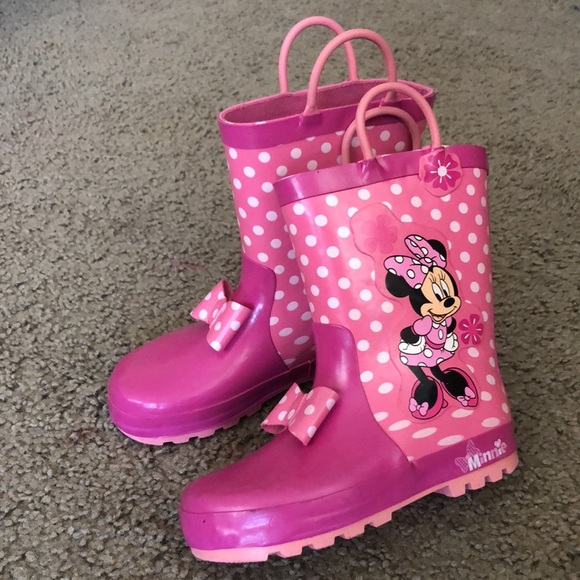 Minnie Rain Boots size 11/12 - Picture 2 of 6